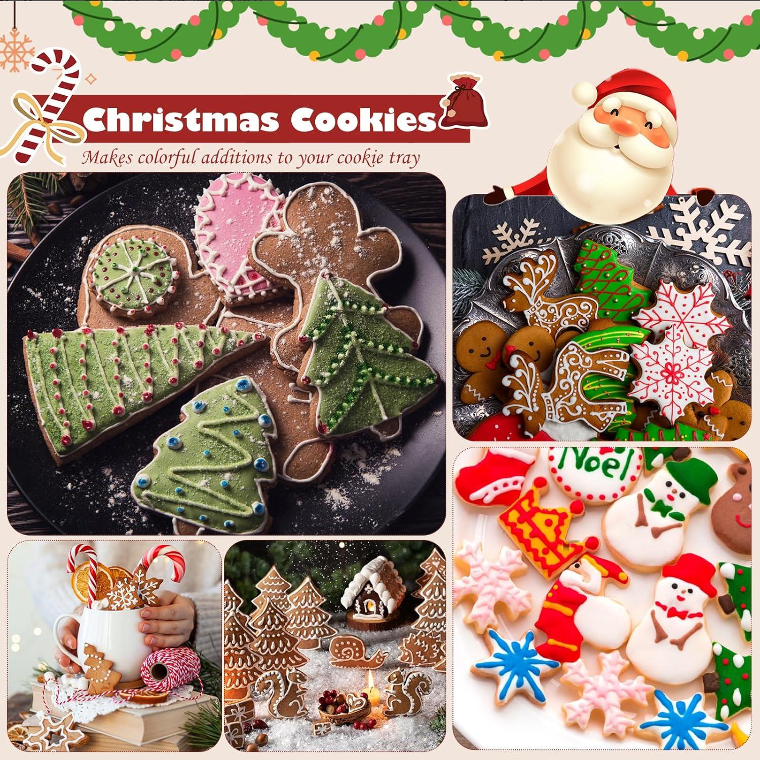 Juego de Cortadores de Galletas de Navidad LifeisLuck - 12 Piezas