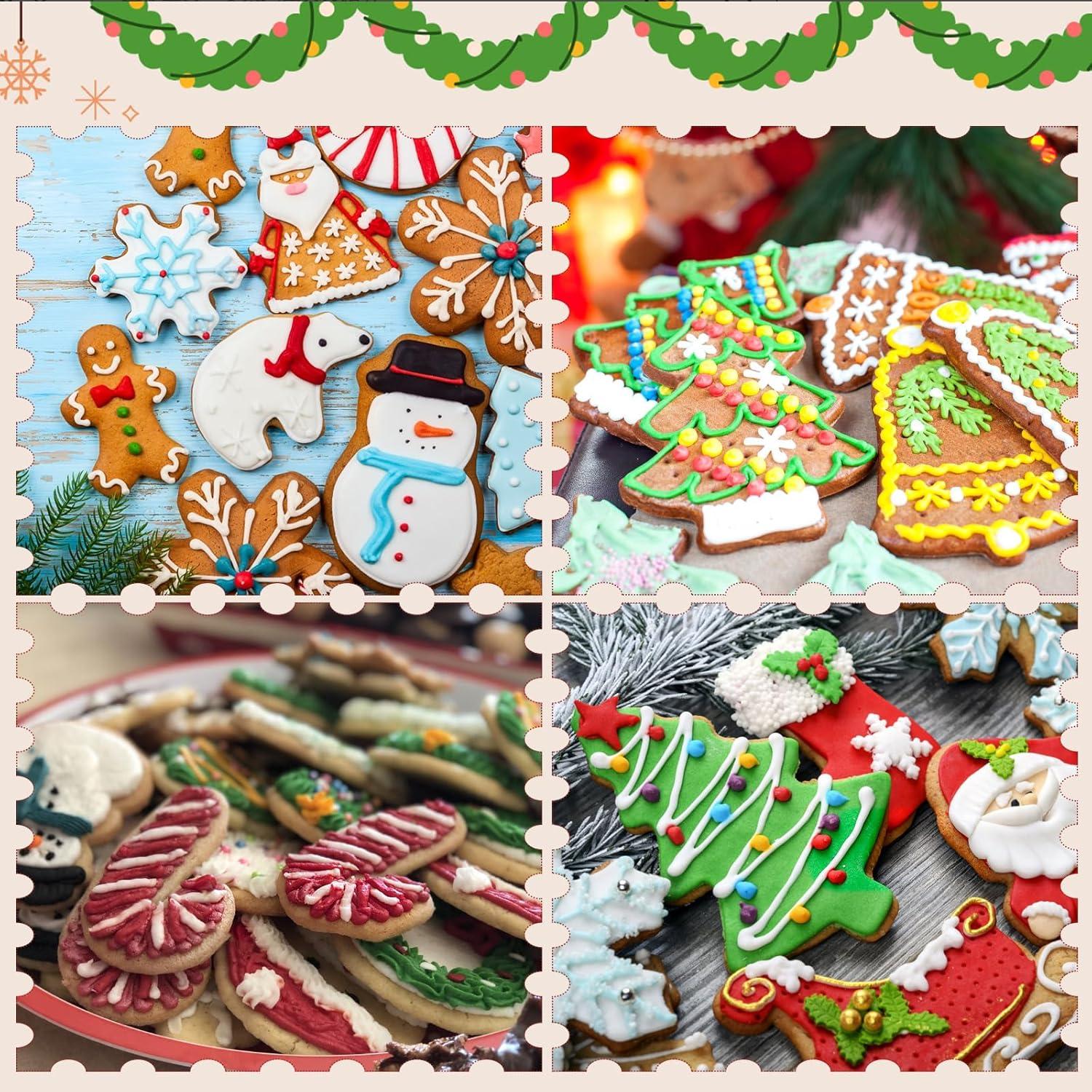 Juego de Cortadores de Galletas de Navidad LifeisLuck - 12 Piezas