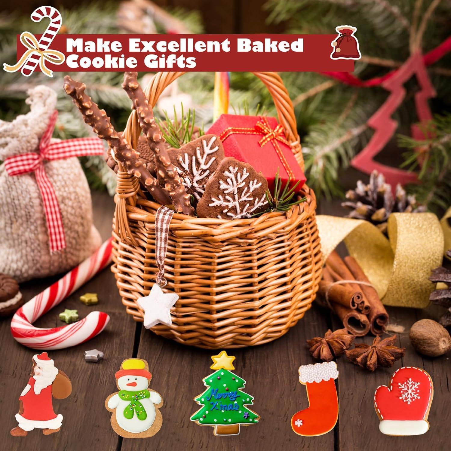 Juego de Cortadores de Galletas de Navidad LifeisLuck - 12 Piezas