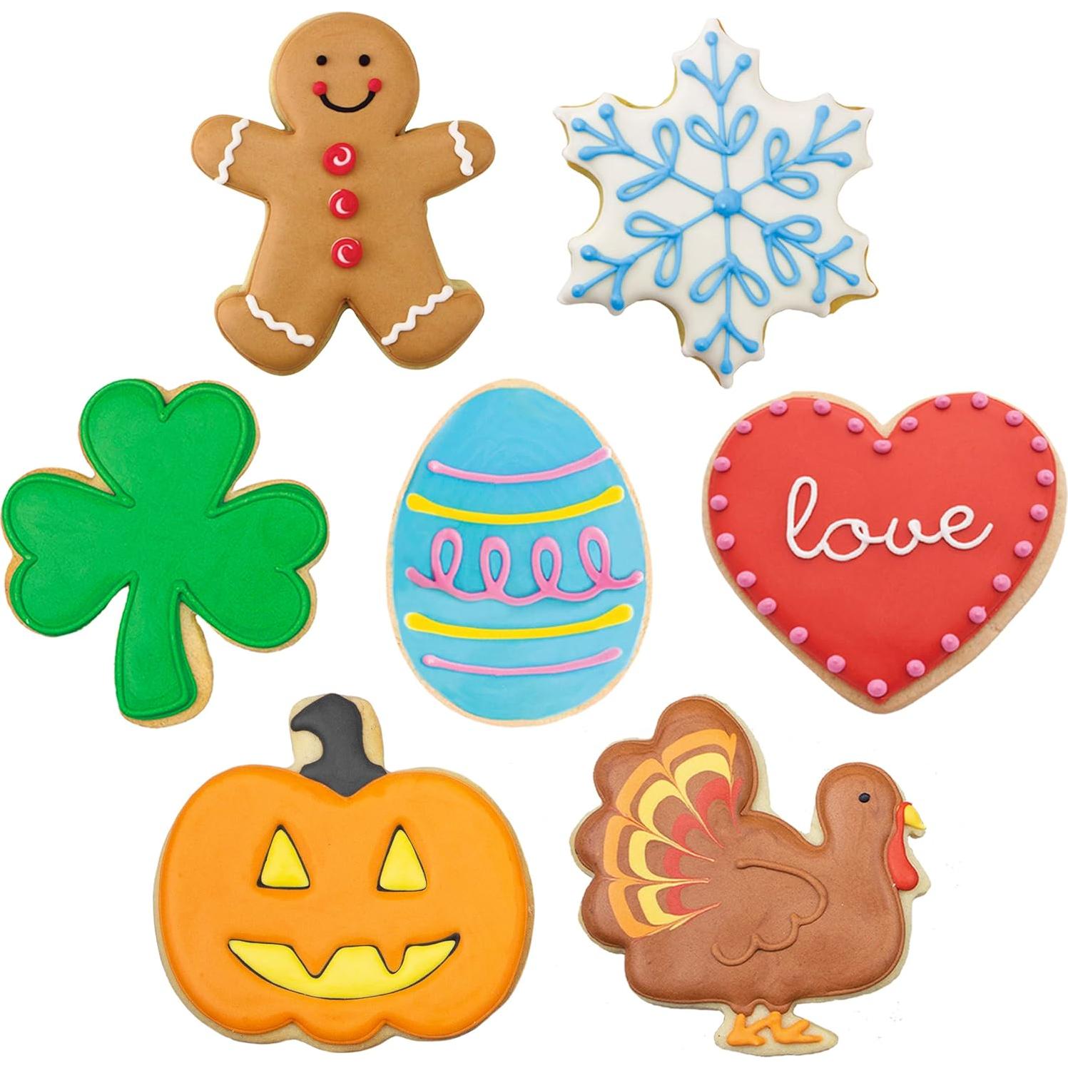 Set de 7 Cortadores de Galletas Ann Clark - Temáticas Variadas