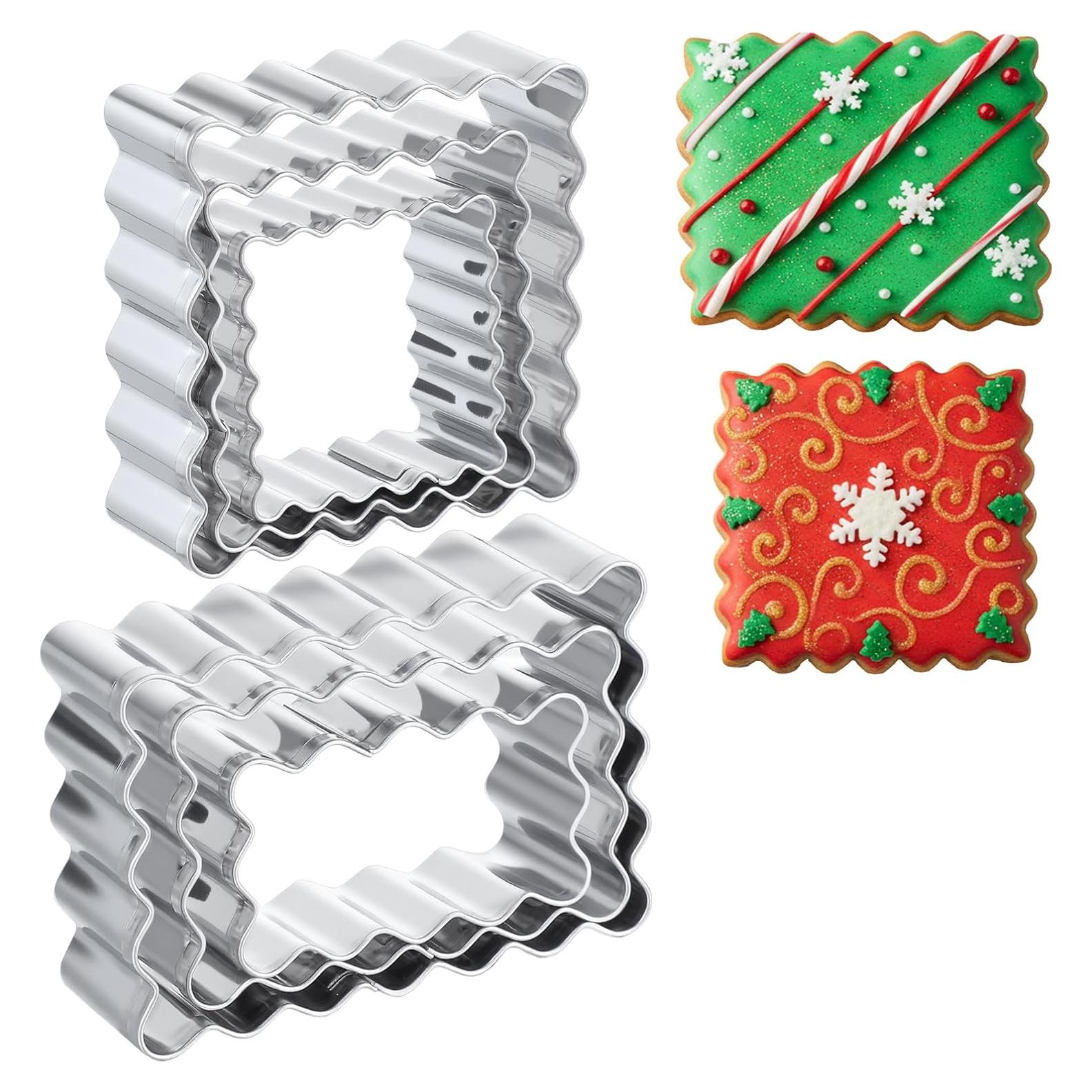 Juego de Cortadores de Galletas Sorcristy 6 Piezas Acero Inoxidable