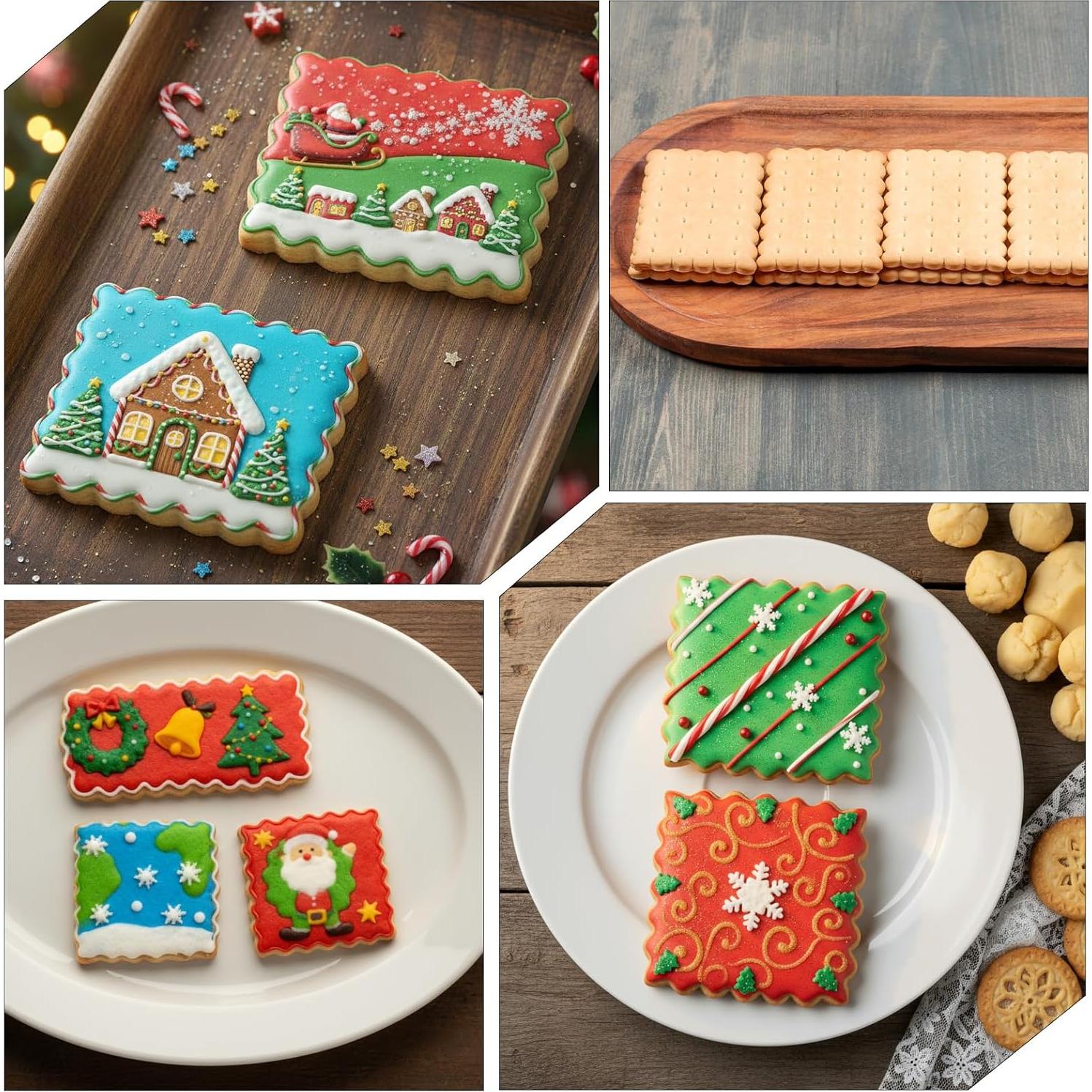 Juego de Cortadores de Galletas Sorcristy 6 Piezas Acero Inoxidable