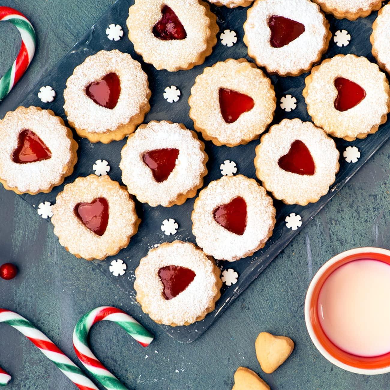 Cortadores de Galletas Linzer GWHOLE 8 Piezas Acero Inoxidable