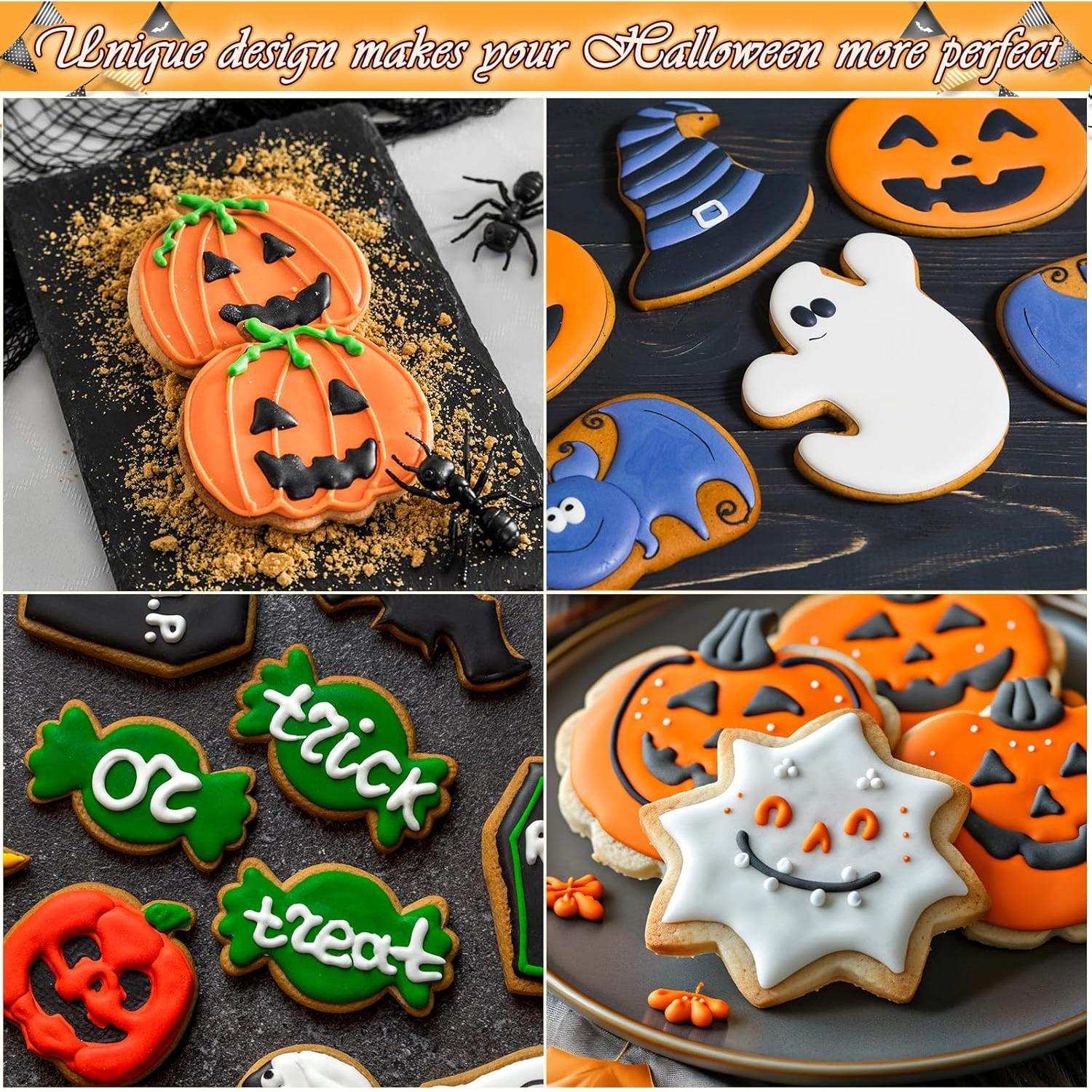 Juego de 15 Cortadores de Galletas Halloween LifeisLuck