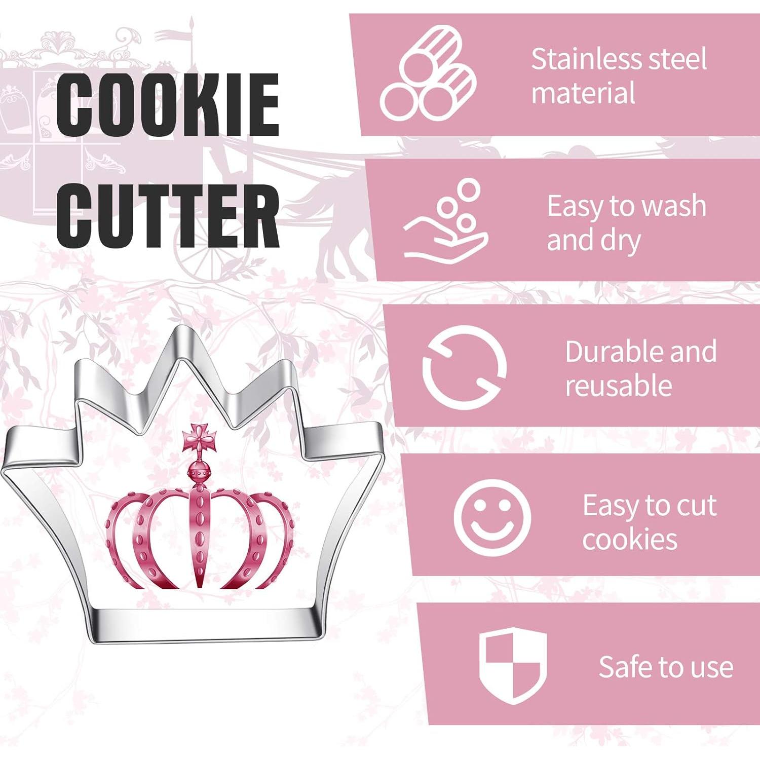 Juego de 8 Cortadores de Galletas Geiserailie de Acero Inoxidable