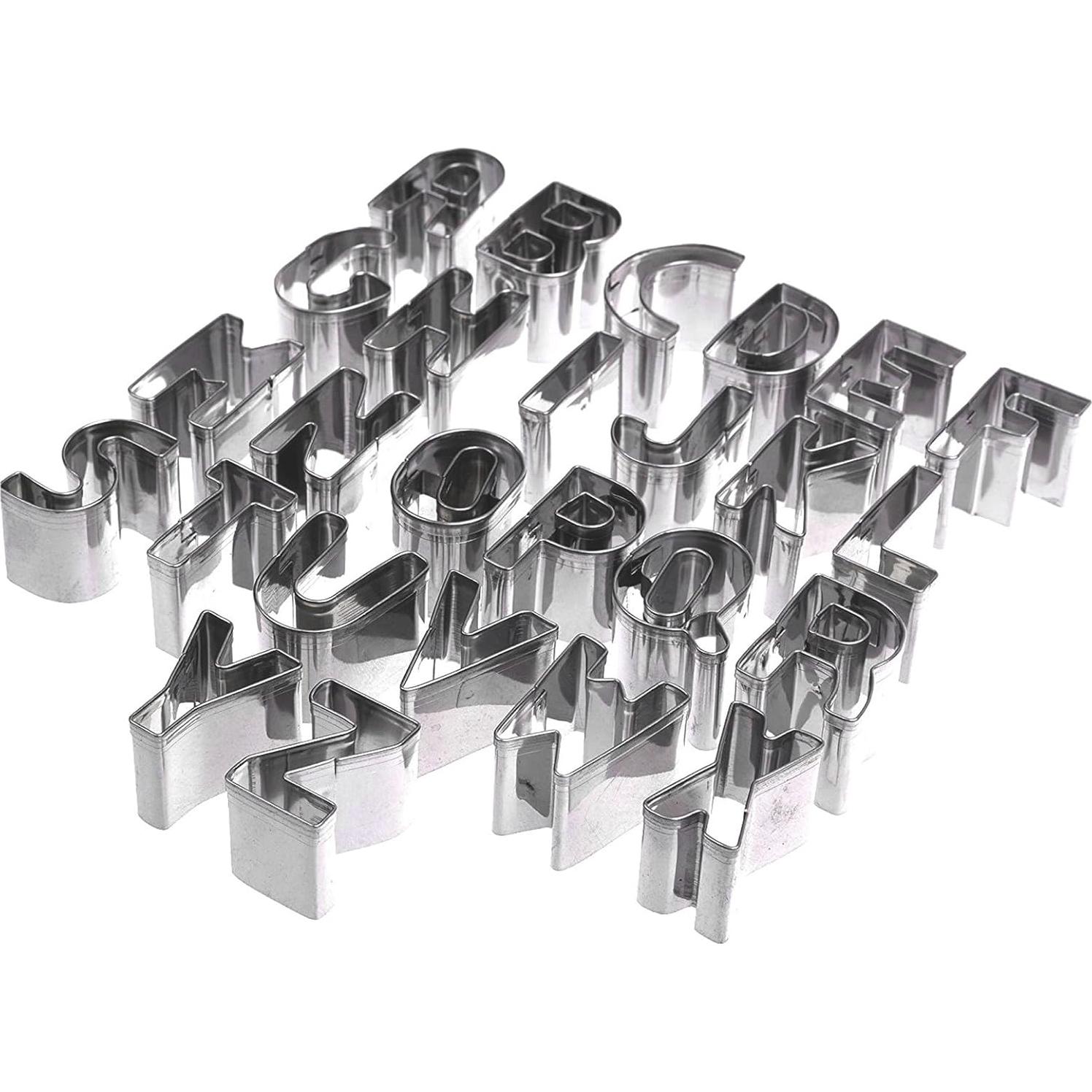 Juego de Cortadores de Galletas Alfabeto 26 Piezas RHUISHU