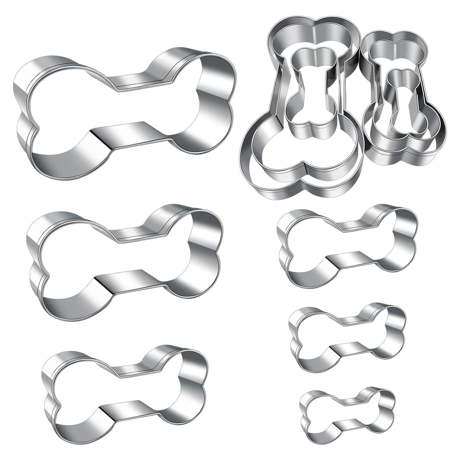 Juego de Cortadores de Galletas para Perros HiHITAOO 6 Piezas