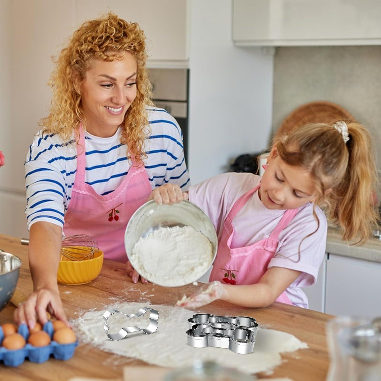 Juego de Cortadores de Galletas para Perros HiHITAOO 6 Piezas