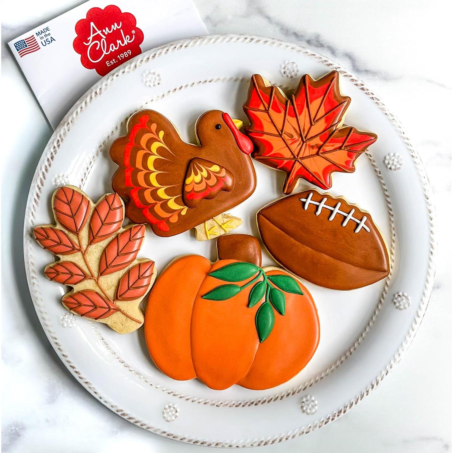 Cortadores de Galletas de Otoño Ann Clark Set 5 Piezas