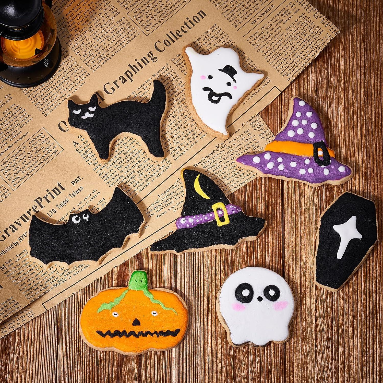Juego de Cortadores de Galletas Halloween Tomotato 7 Piezas Acero Inoxidable