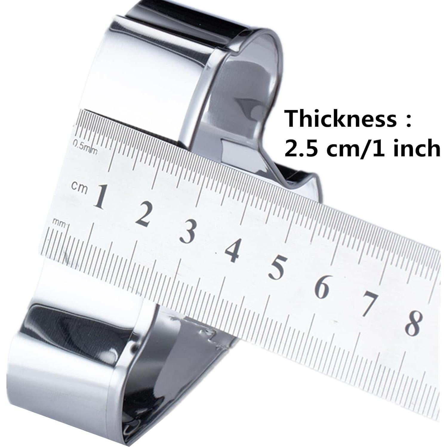 Juego de Cortadores de Galletas Comais 7 Piezas Acero Inoxidable