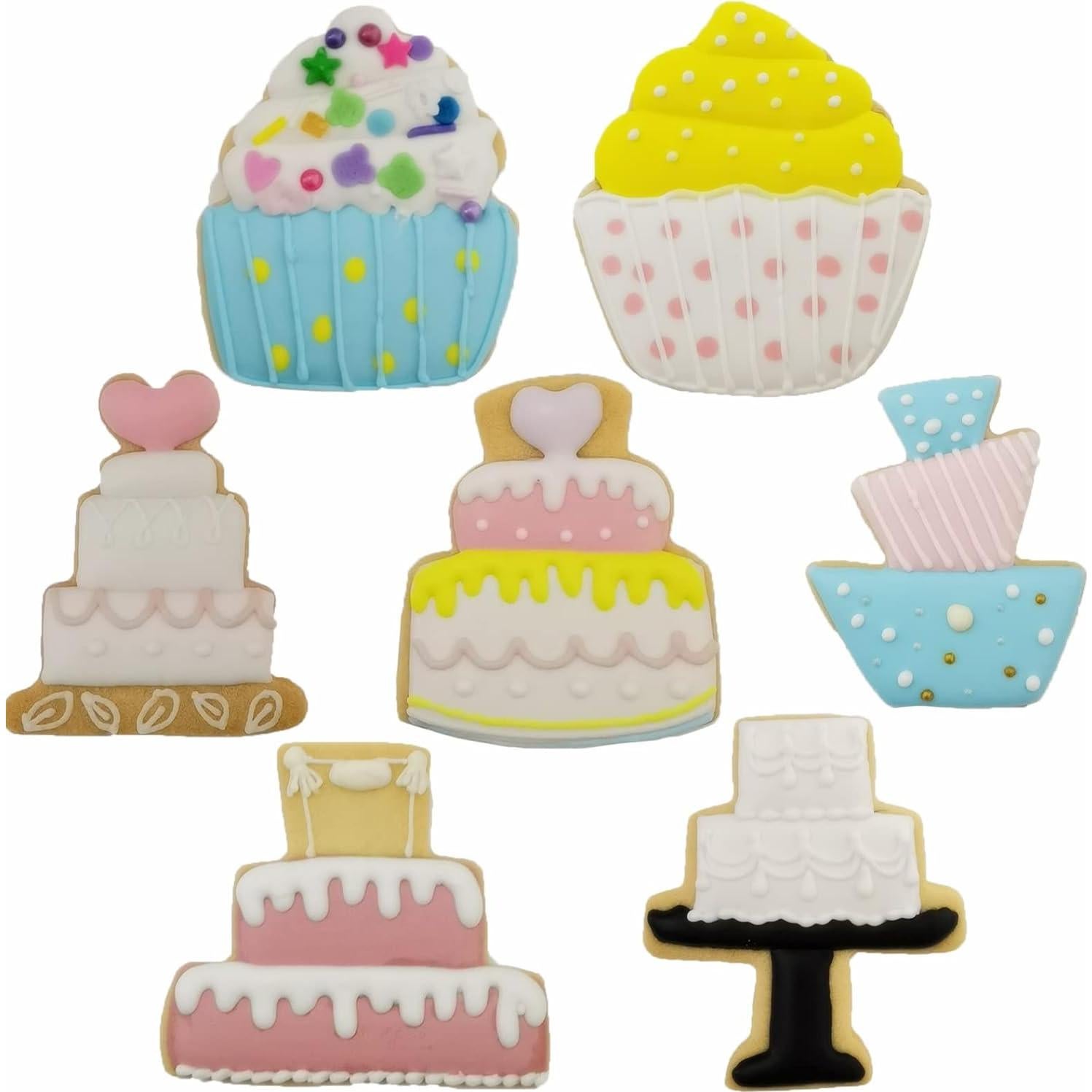 Juego de Cortadores de Galletas Comais 7 Piezas Acero Inoxidable