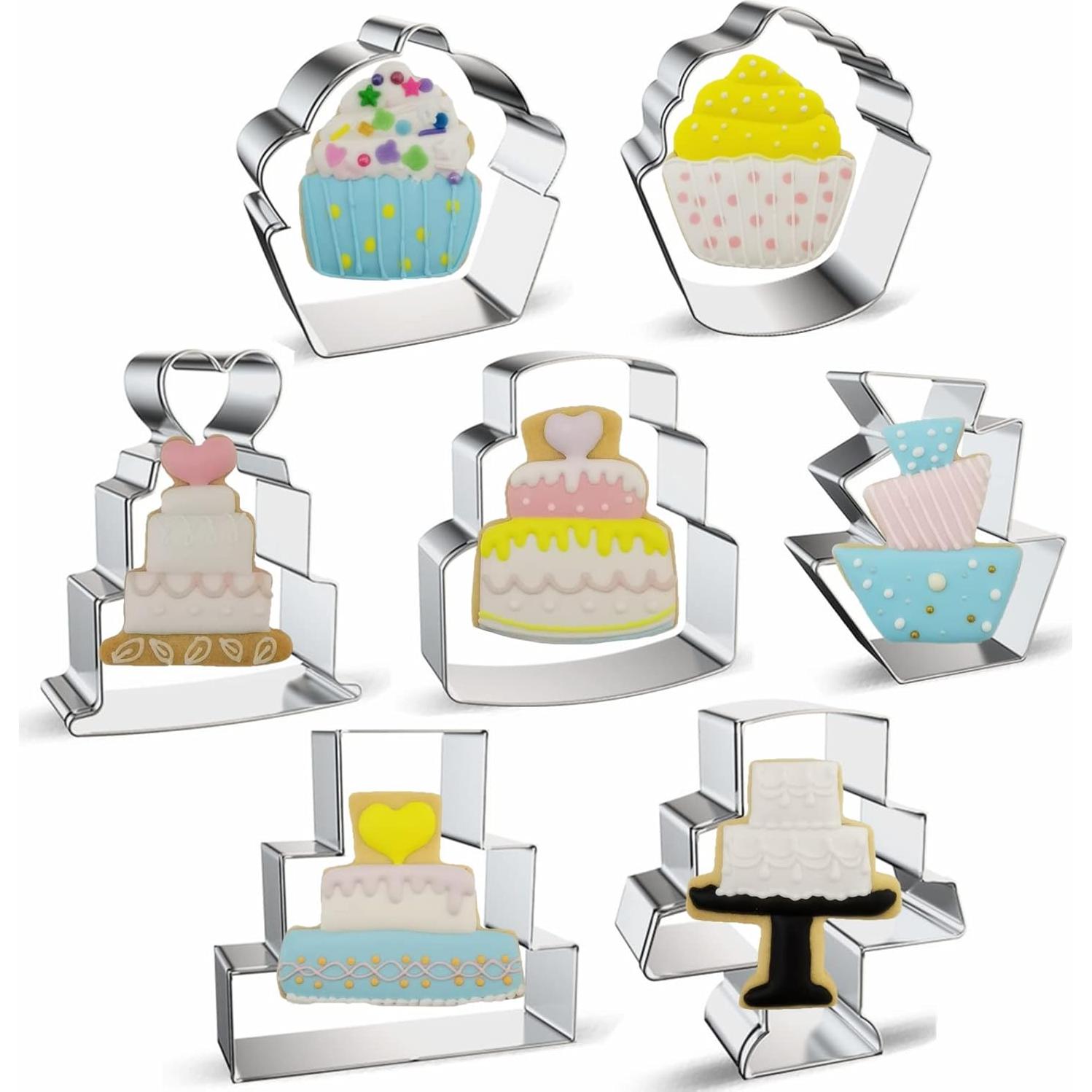 Juego de Cortadores de Galletas Comais 7 Piezas Acero Inoxidable