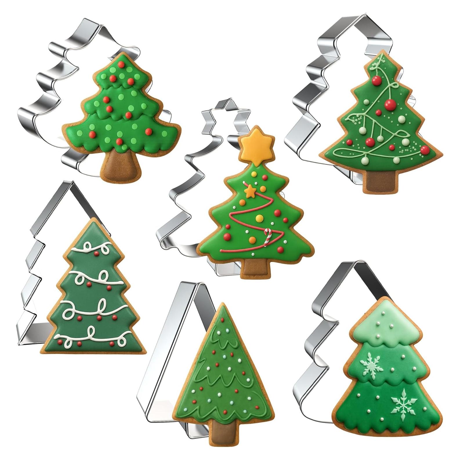 Juego de 6 Cortadores de Galletas FUSOTO en Acero Inoxidable