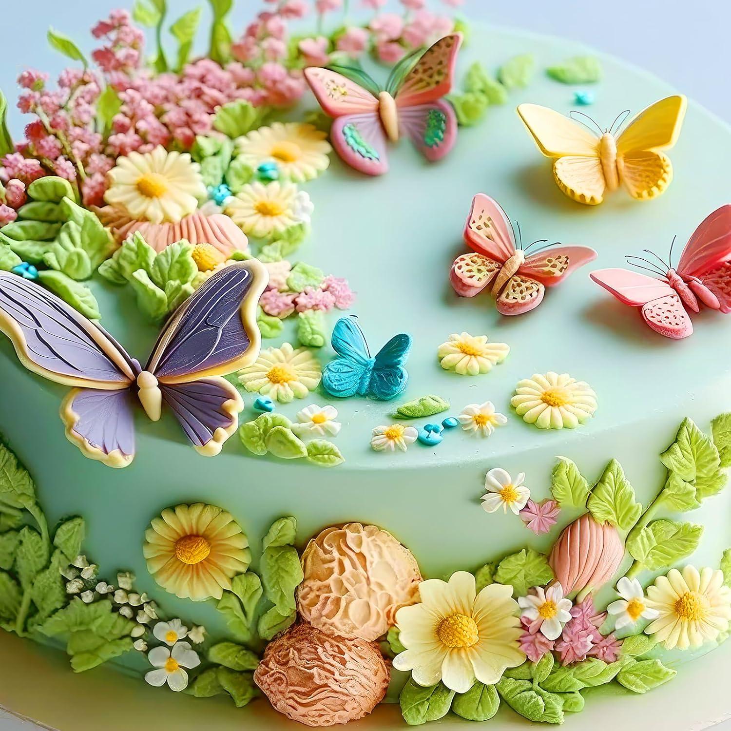 Juego de 5 Cortadores de Galletas Mariposa Bremorou - Acero Inoxidable