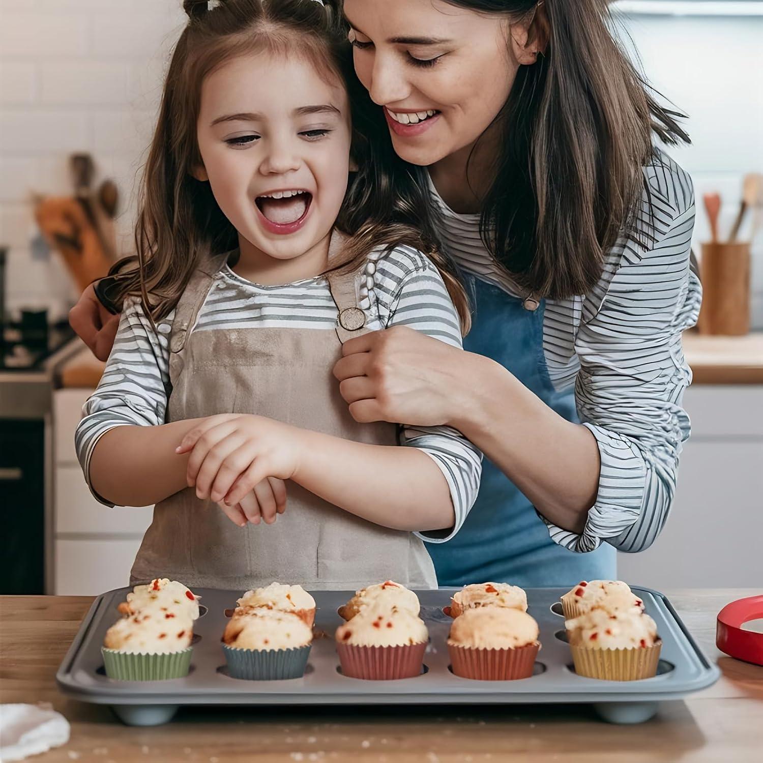 Forros de Cupcake Otoñales Whaline 300 Pcs 5.08 cm