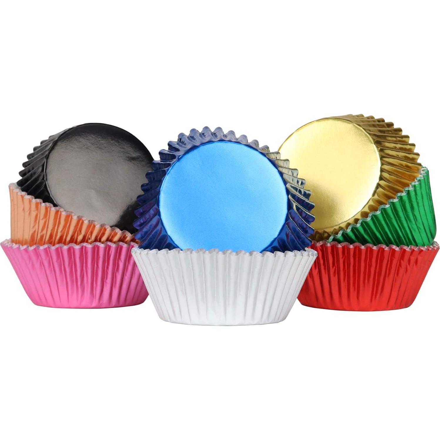 Cápsulas de Hornear PME Multicolor 50mm Aluminio PK/100