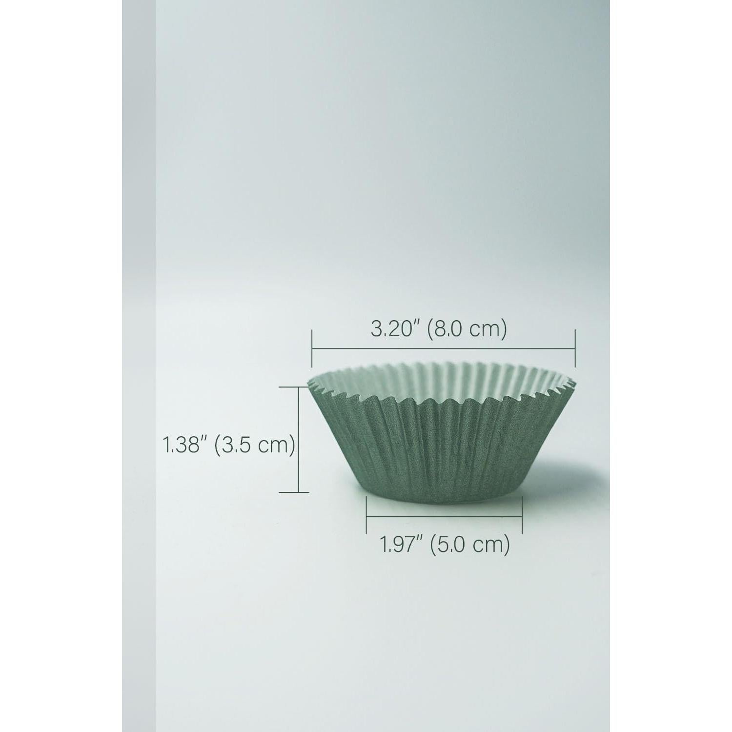 Forros para Cupcake Bake Choice 200 Pcs Papel Pergamino