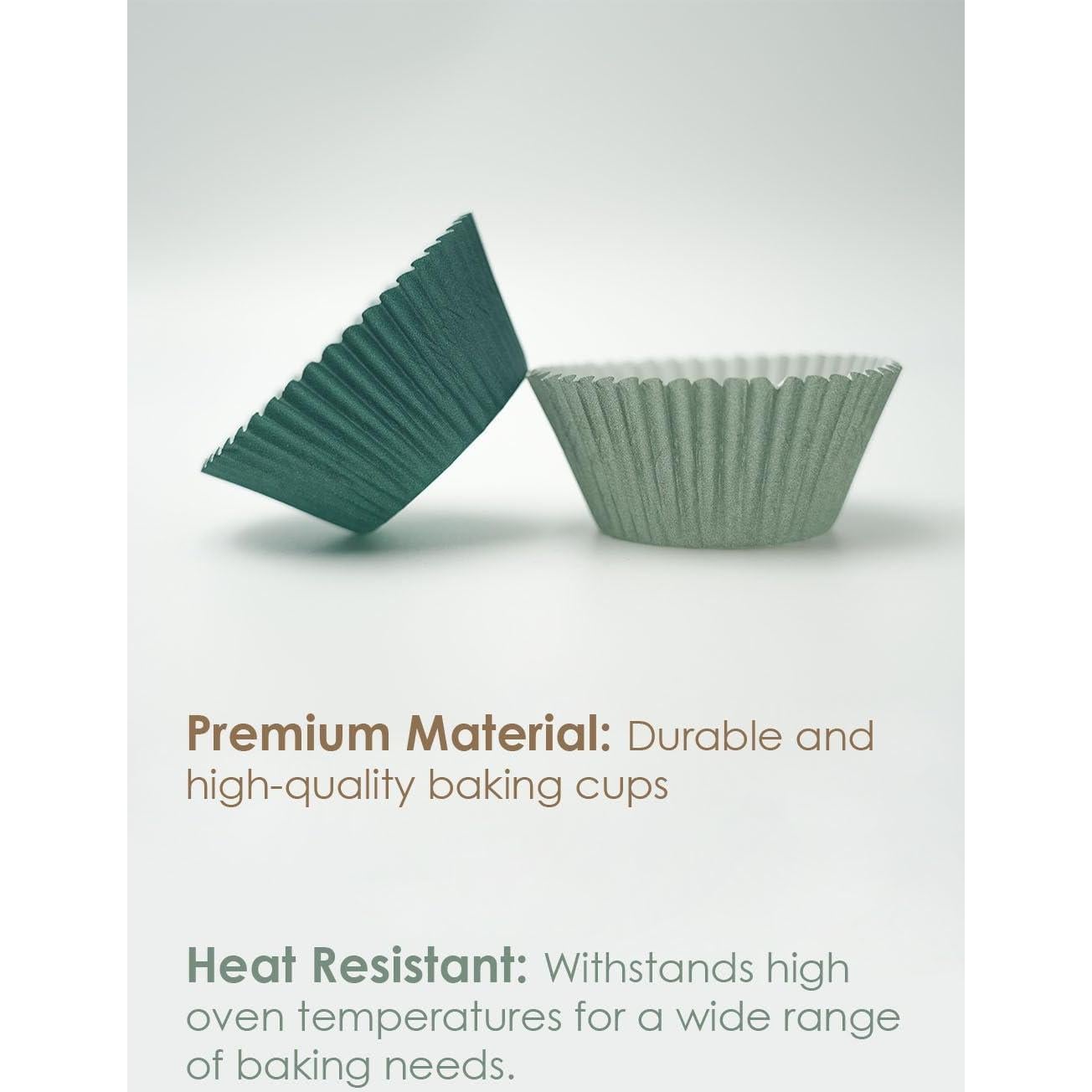 Forros para Cupcake Bake Choice 200 Pcs Papel Pergamino