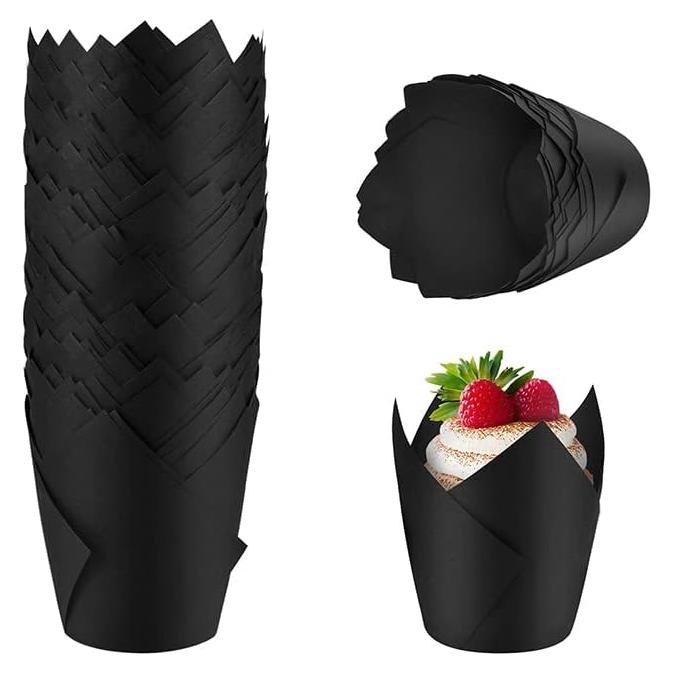 Tazas para Hornear Tulipán Xinlife 100 Unidades Antigrasa