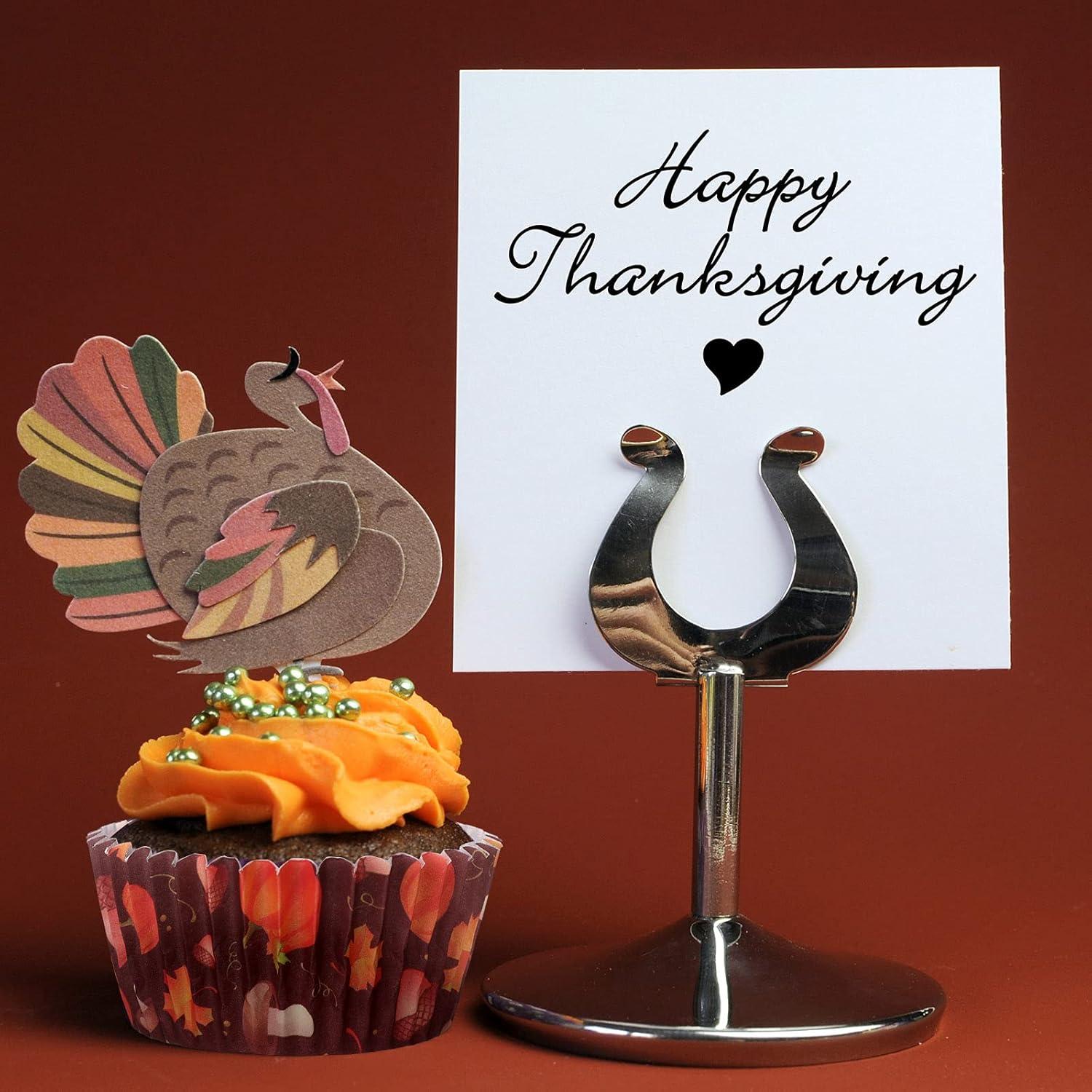 600 Forros de Cupcake Desechables CHENGU Otoño Calabaza