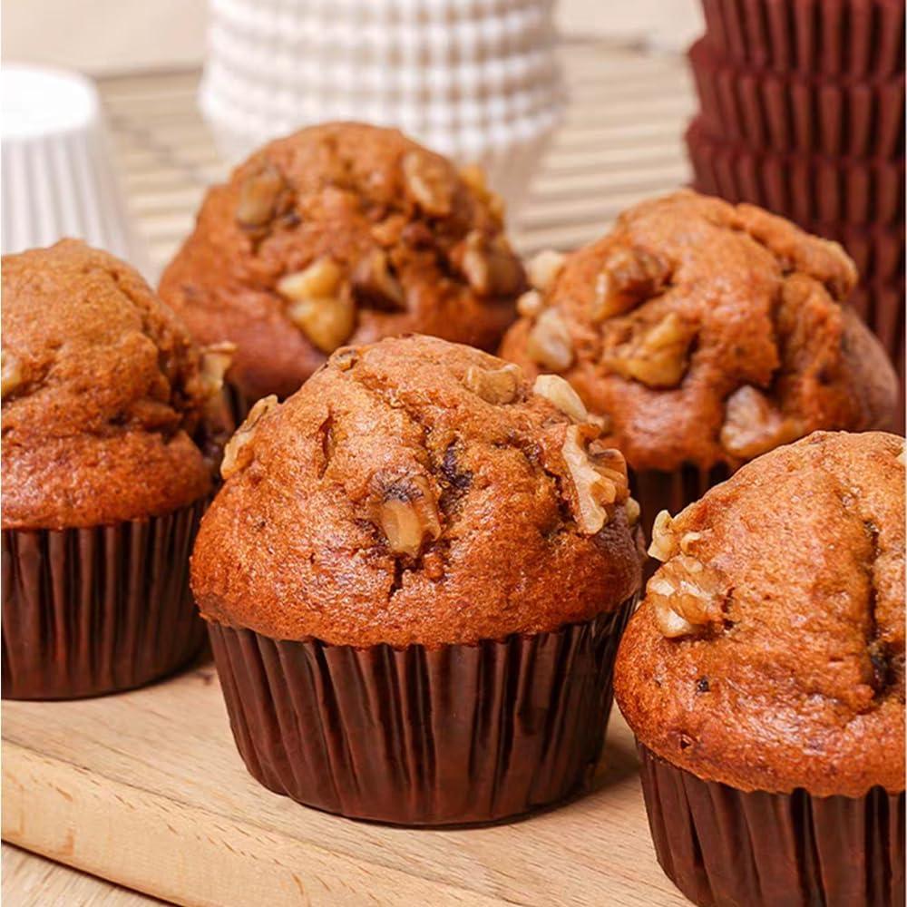 Forros de Cupcake Estándar SKIDEC 300 Piezas Papel Desechable