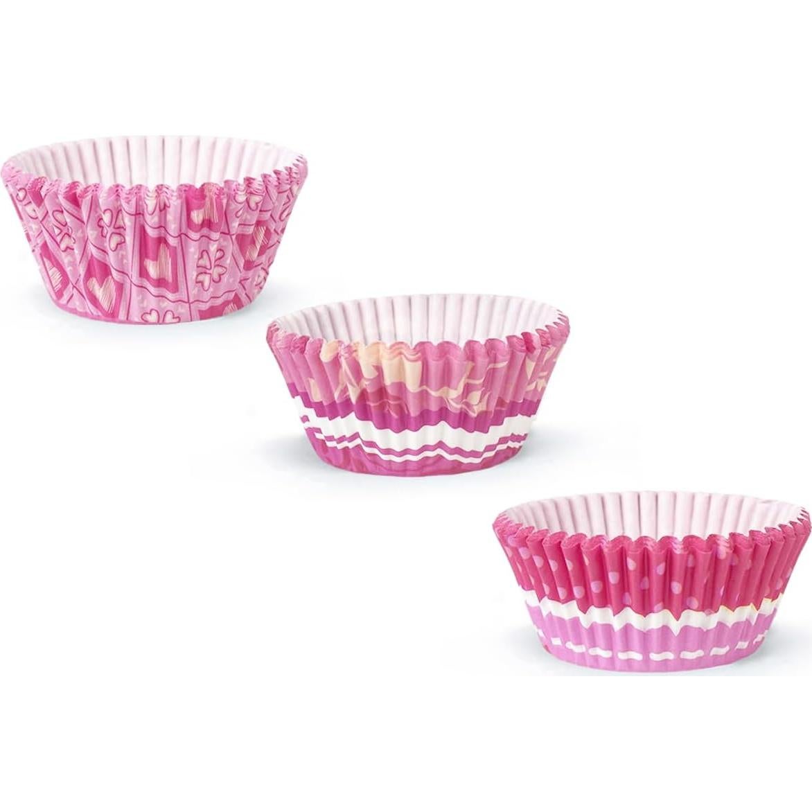 Forros de Cupcake San Valentín 300PCS qiqee Mini Corazón