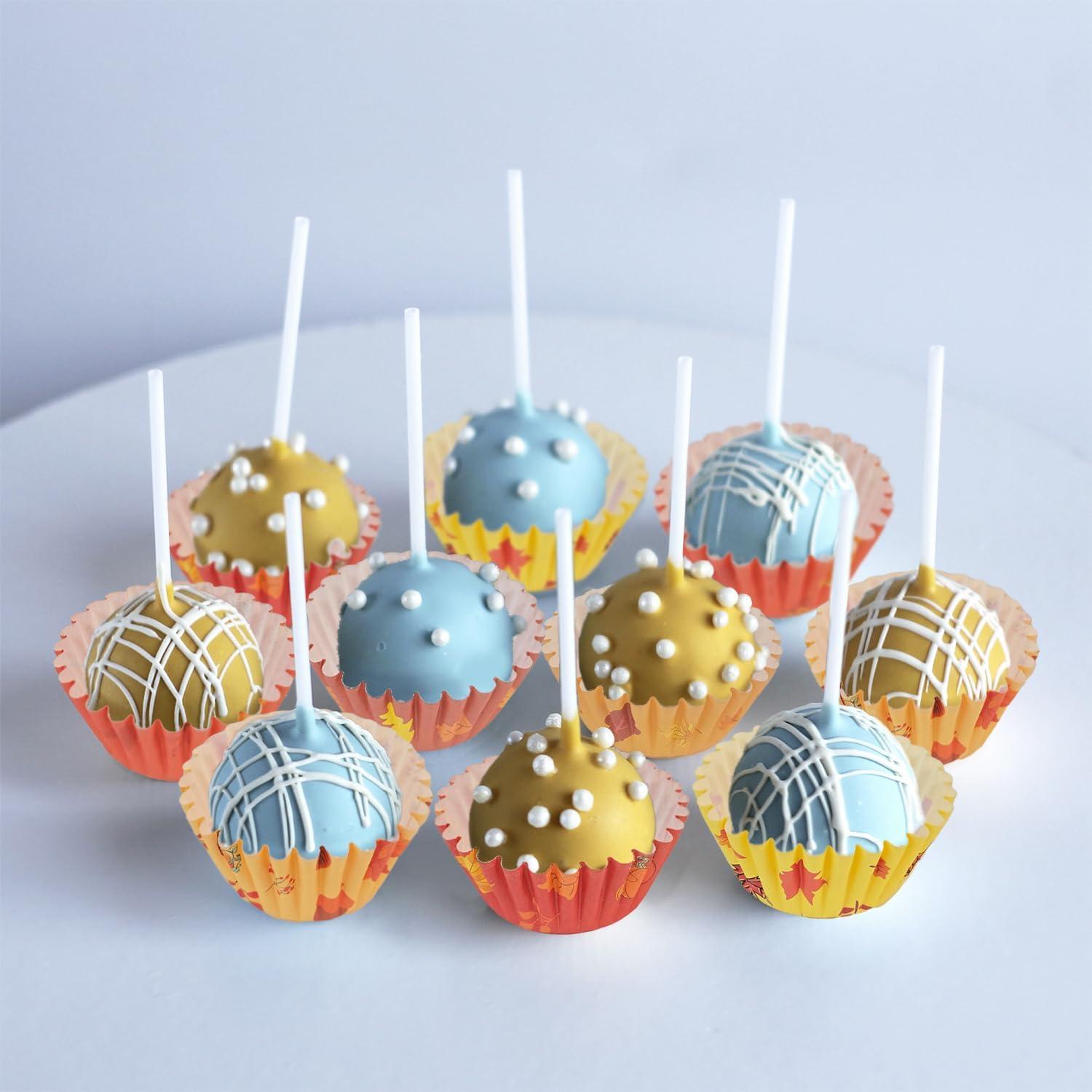 Forros de Cupcake Mini ZCCLINN - 600 Piezas Otoño