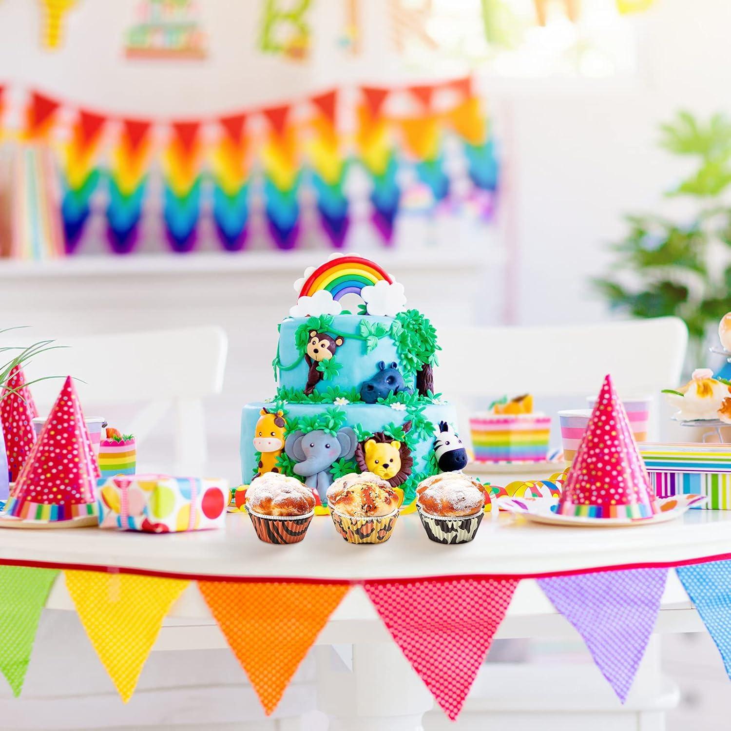 600 Forros para Cupcakes Animales Chinco 5x3 cm Desechables