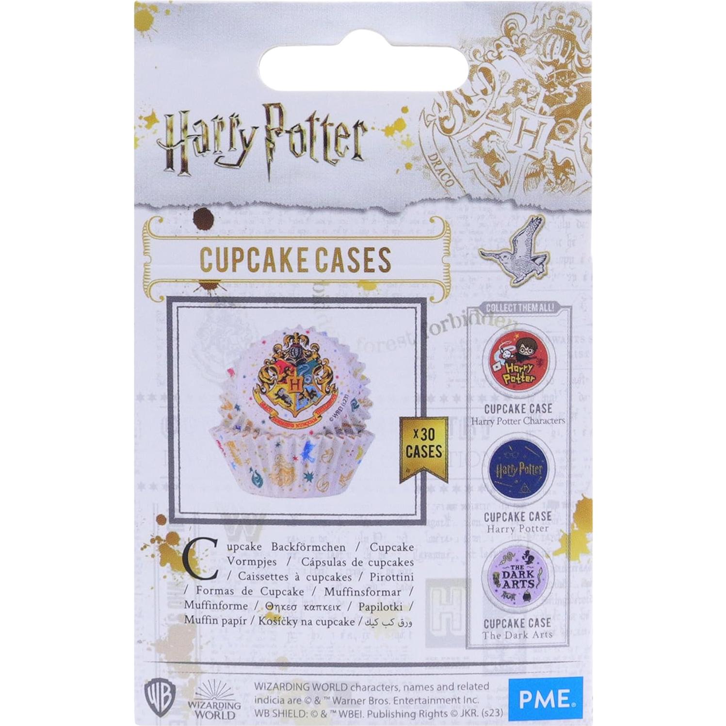 Moldes para Cupcakes PME Harry Potter - Escuela de Hogwarts, 30 Pzas