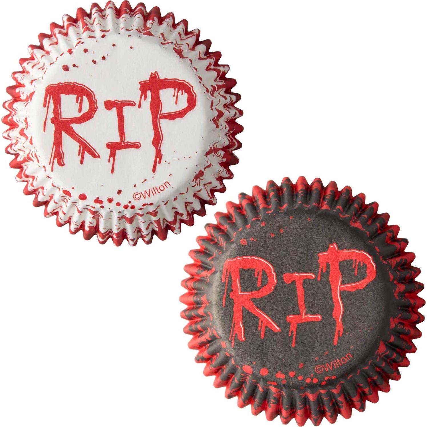 Tazas de Hornear Desechables Wilton Rojas Halloween 125 Unidades