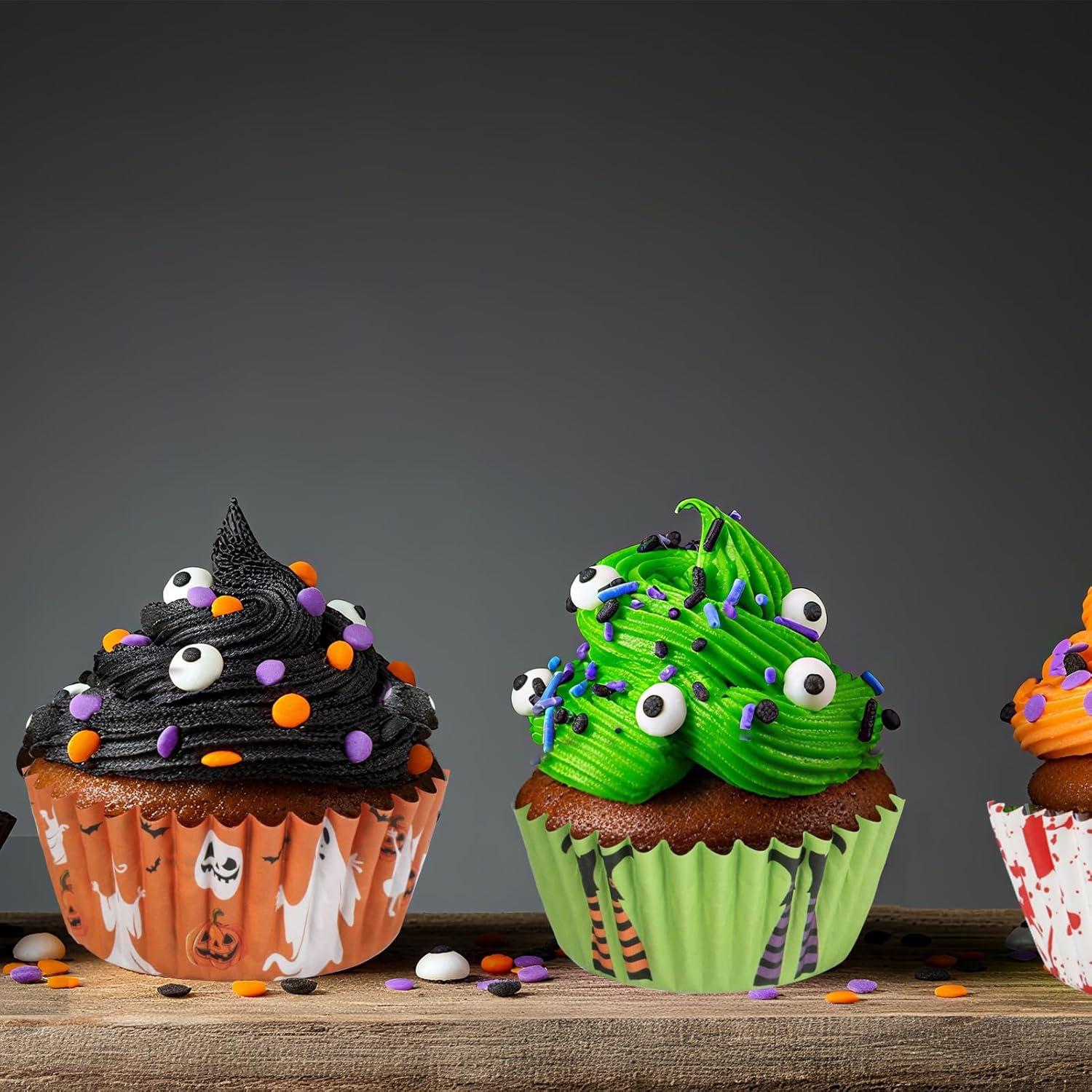 600 Forros para Cupcakes de Halloween PAJIXANTHIC - 5.08 cm