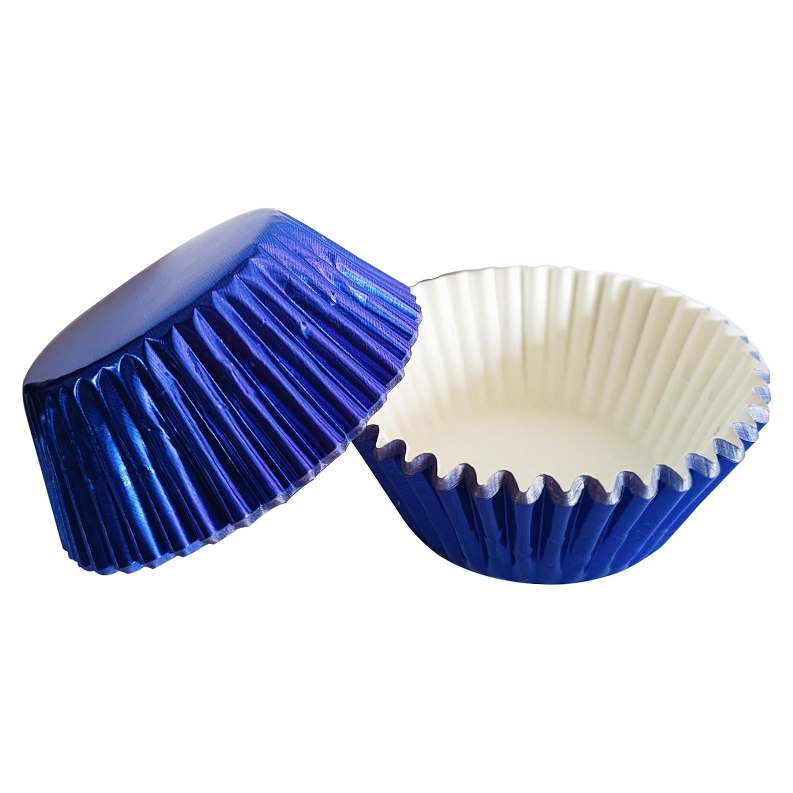 Funda para Cupcakes MEETINGU Azul Profundo 100 Unidades 7 cm