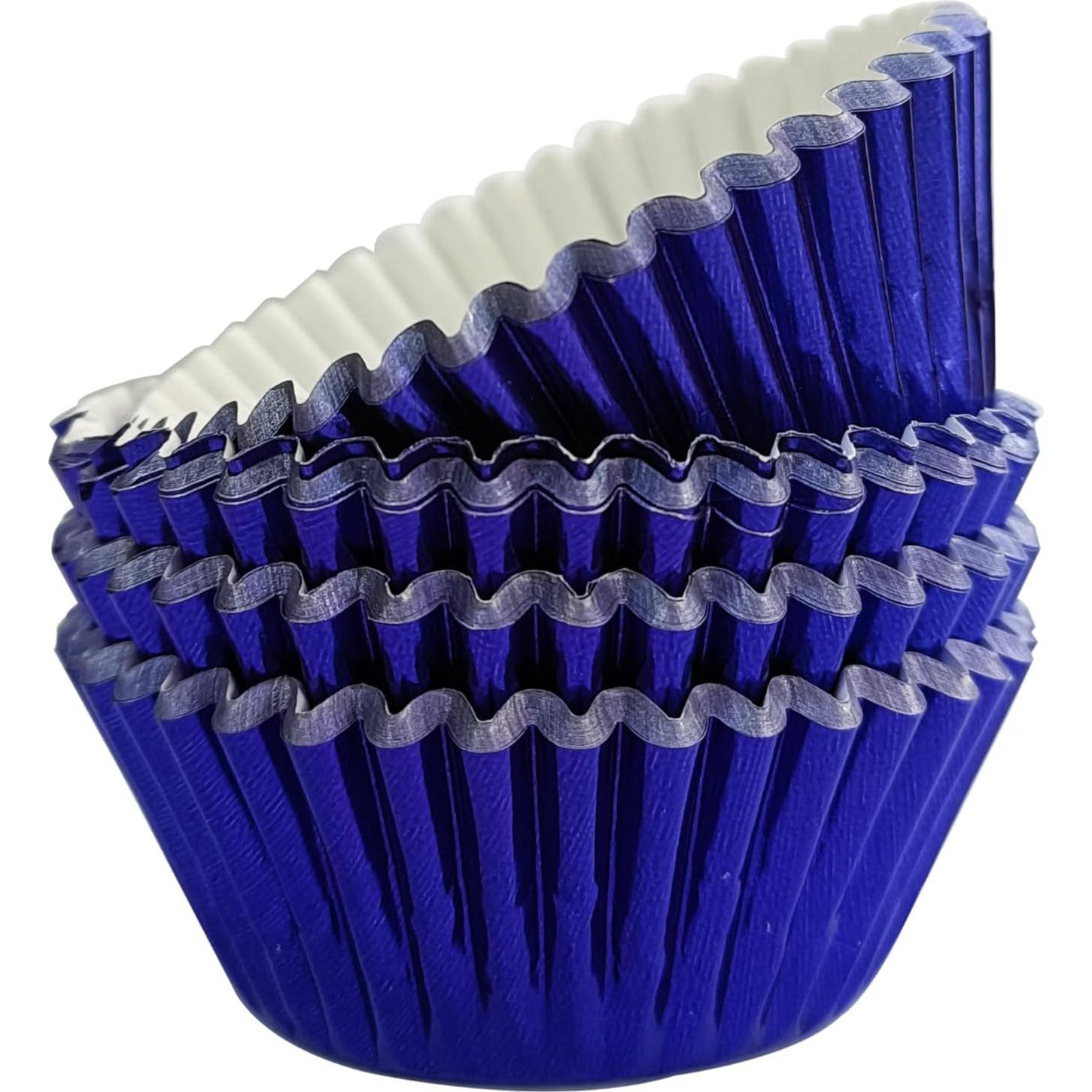 Funda para Cupcakes MEETINGU Azul Profundo 100 Unidades 7 cm