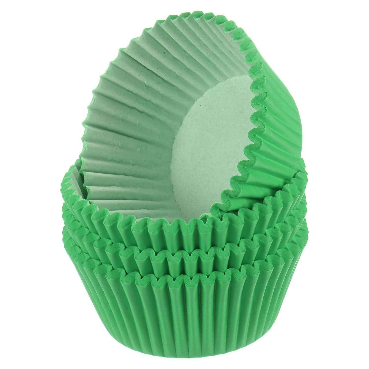 Forros para Cupcakes Verde HARFINGTON 100 Unidades 7 cm