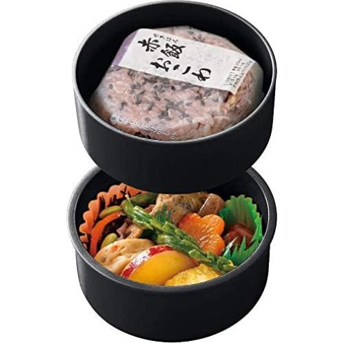 Caja de Almuerzo Redonda 2 Niveles Skater Kiki's 500ml Negra