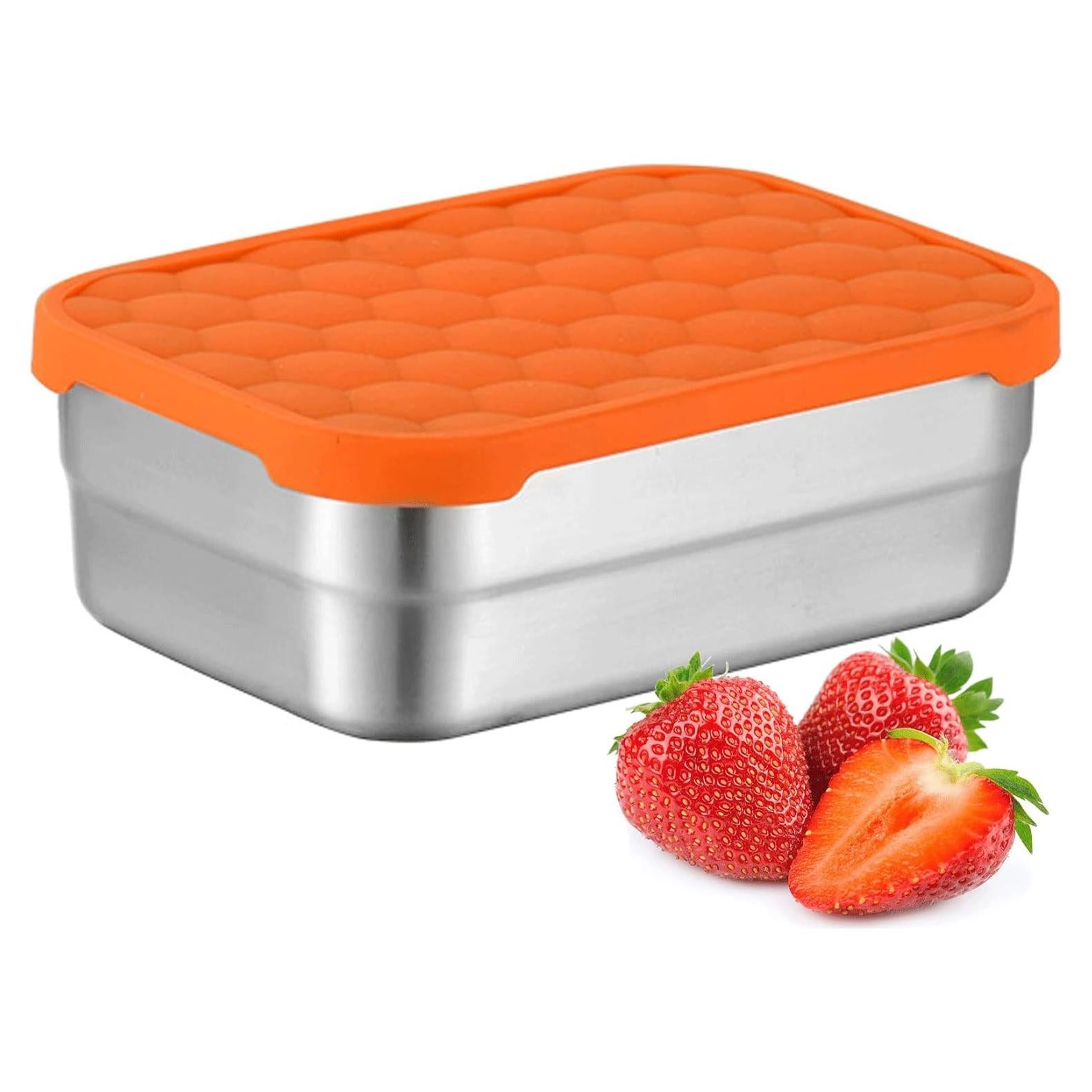 Contenedor de Almuerzo AORAKI Acero Inoxidable 740ml con Tapa Silicona