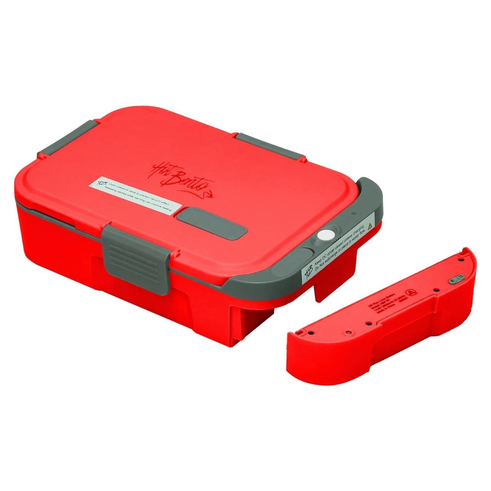 Hot Bento PLUS Caja Almuerzo Autocalentable 500ml Rubí