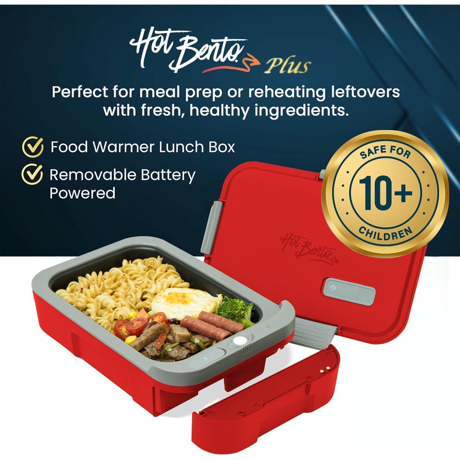 Hot Bento PLUS Caja Almuerzo Autocalentable 500ml Rubí