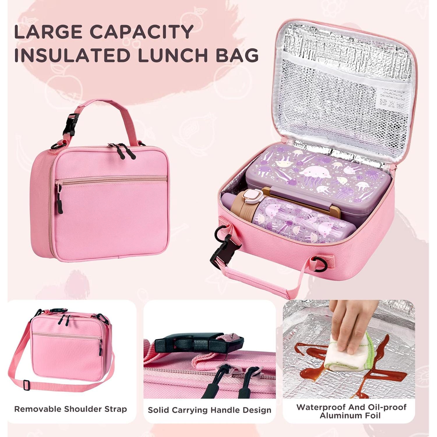 Caja Bento para Niños MAISON HUIS con Termo 226g y Bolsa Aislada