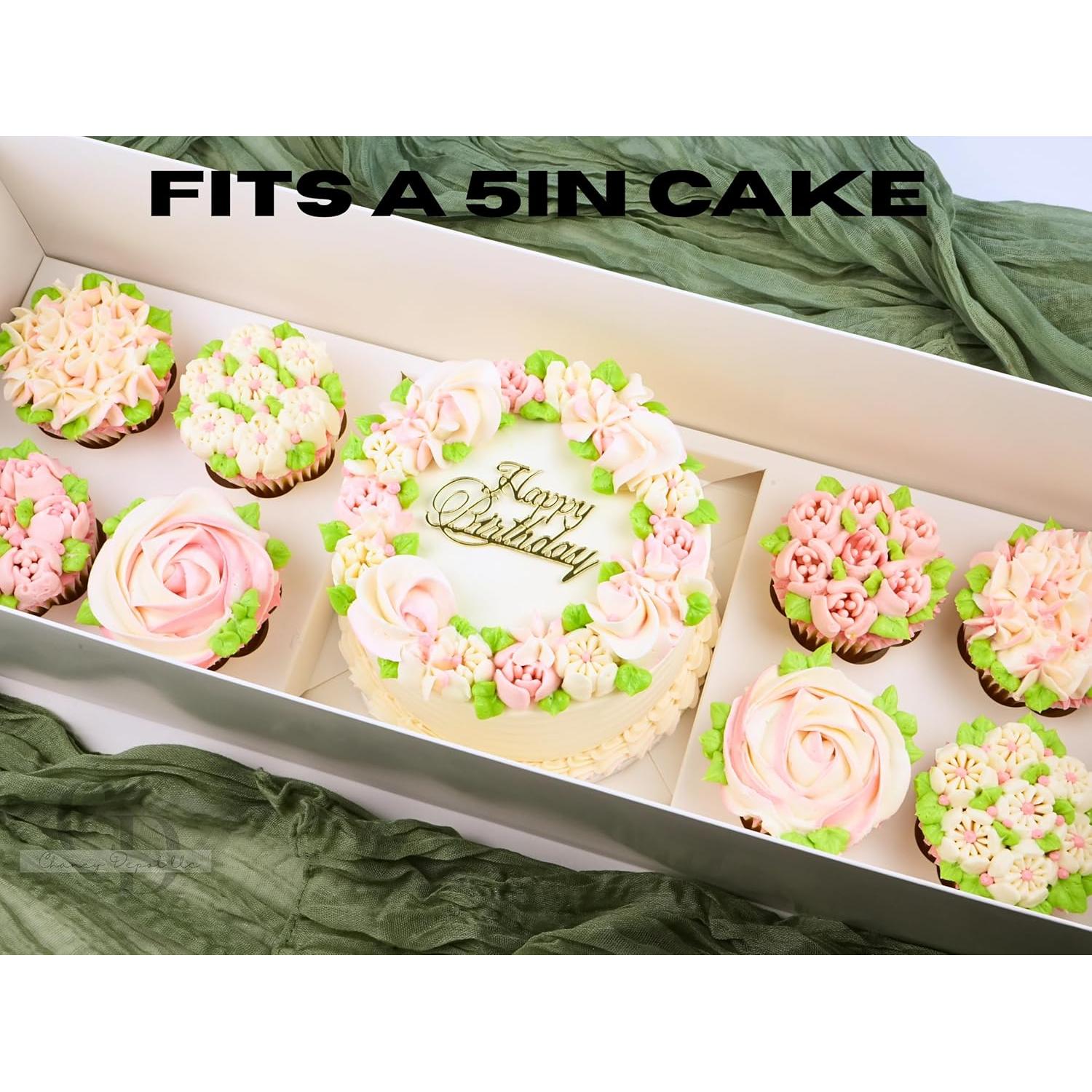 Caja Bento para Pastel y Cupcakes Chaney Depot - 5 Unidades