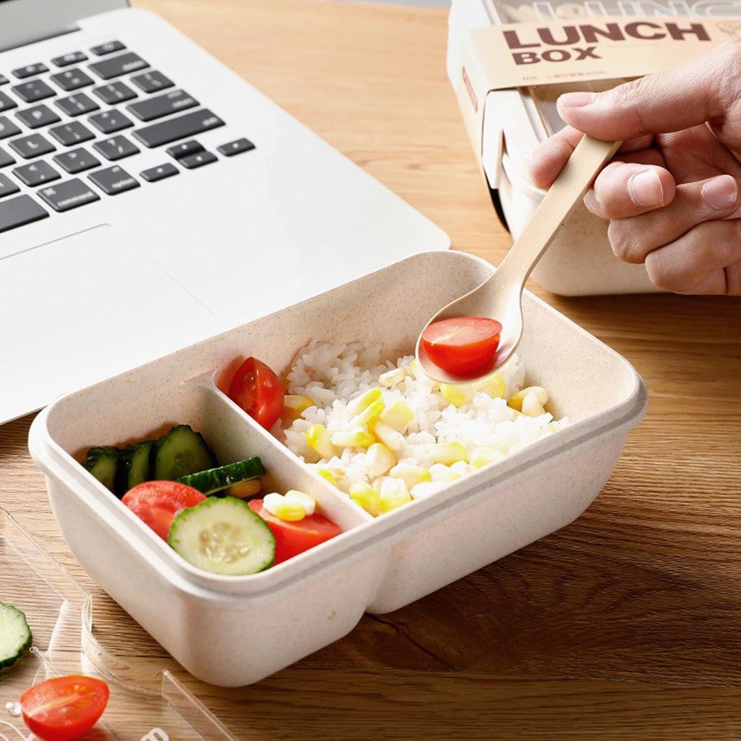 Caja Bento RMAMSCOV 1100ml a Prueba de Fugas Microondas