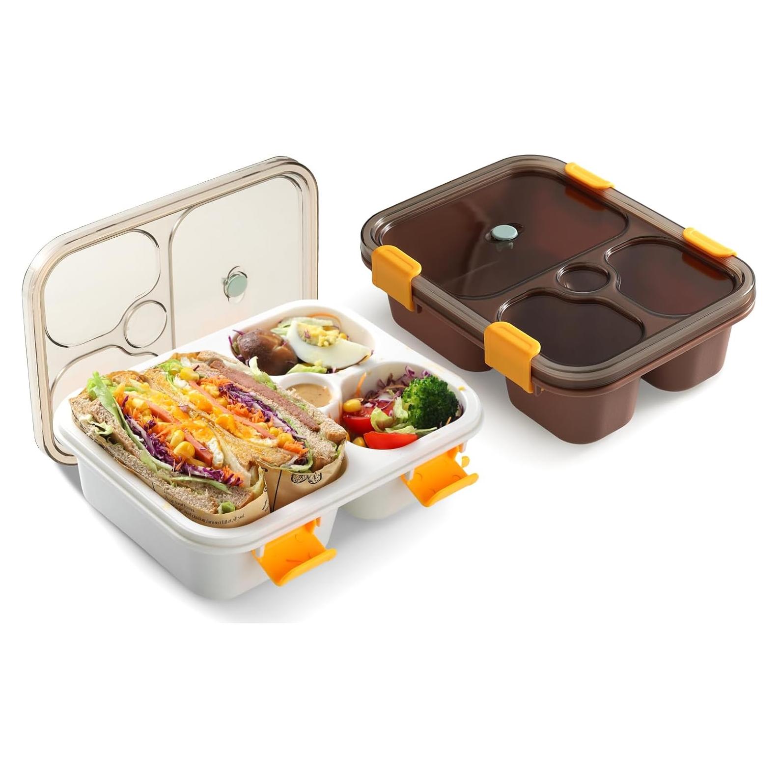 Juego de 2 Cajas Bento Blue Muumy 0.95L a Prueba de Fugas