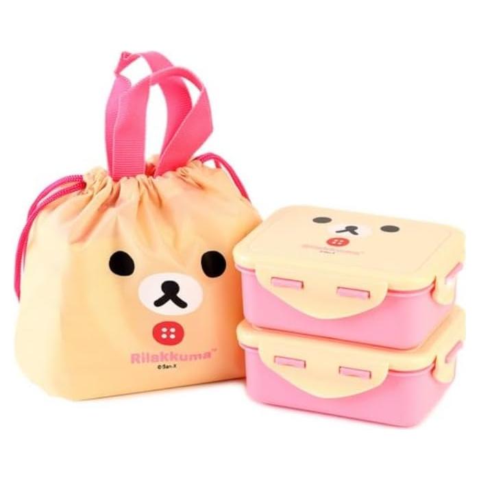 Set de 2 Cajas Bento Almuerzo Genérico Marfil 700ml