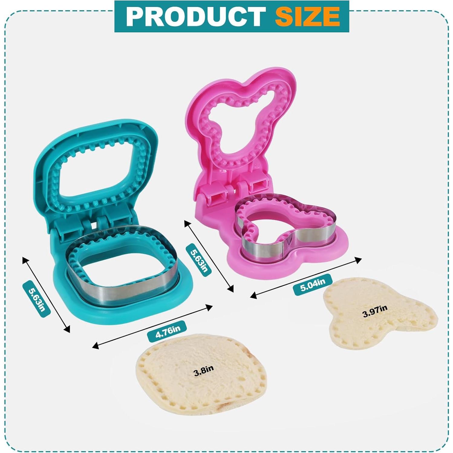 Cortador de Sándwiches OERPHO 2 en 1 para Niños - Cuadrado y Ratón