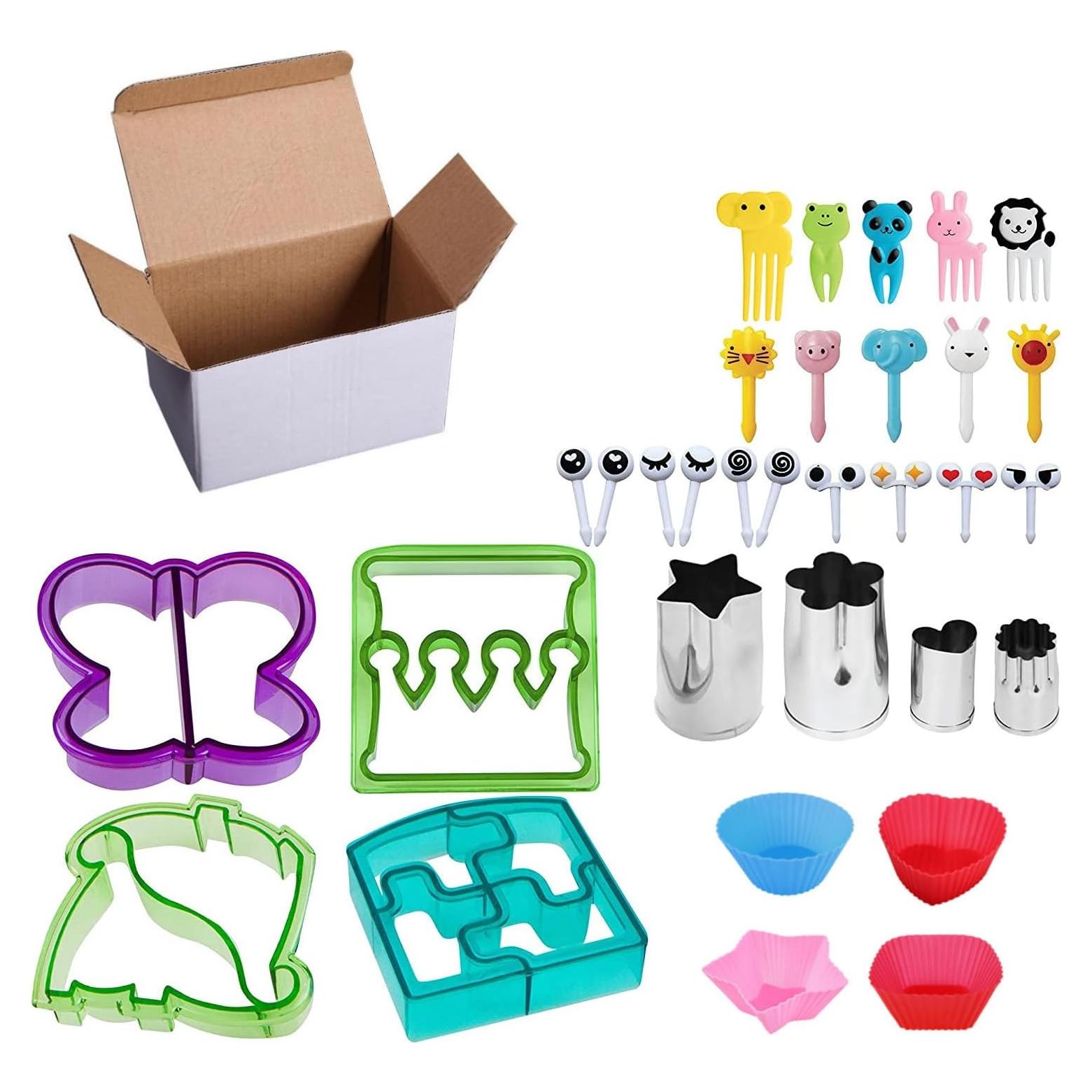 Juego de Cortadores de Sándwich ABSOK - 32 Piezas para Niños