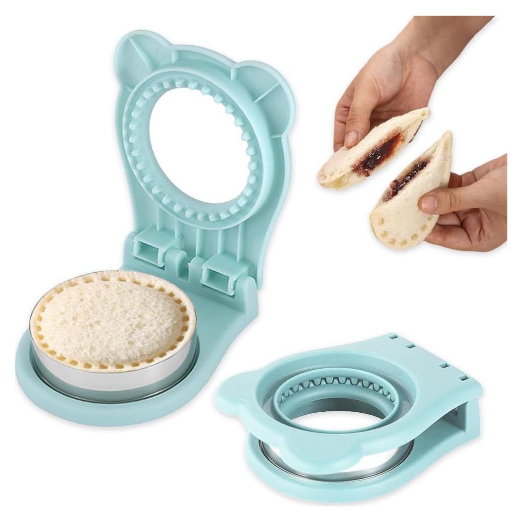 Cortador y Sellador de Sándwich Redondo AOSHIDINGSHUO Azul