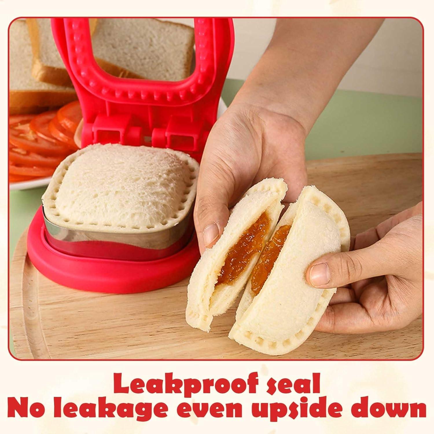 Cortador y Sellador de Sándwiches 2 PCS Acero Inoxidable