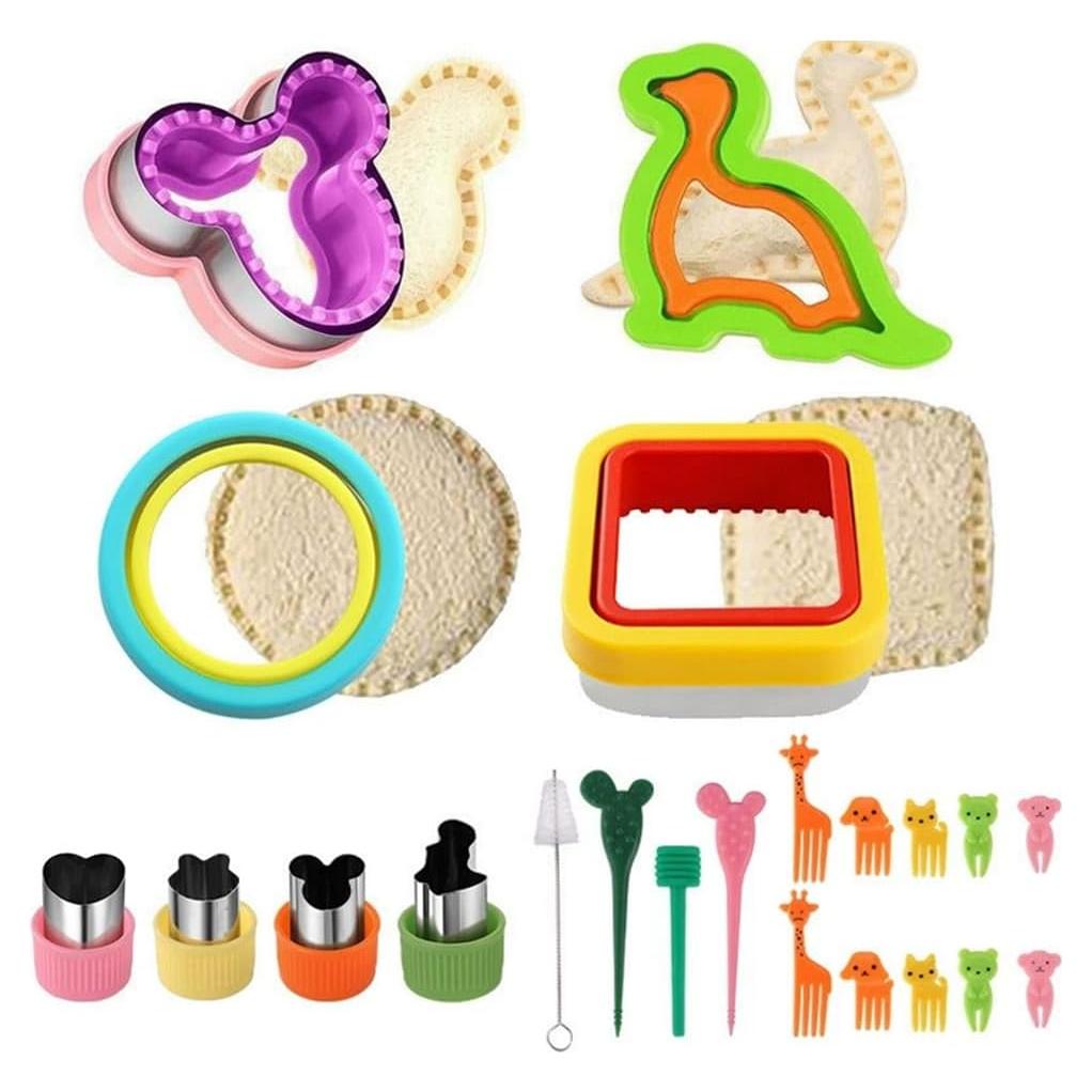 Cortador de Sándwich Dedaozhe 22PCS Multicolor para Niños