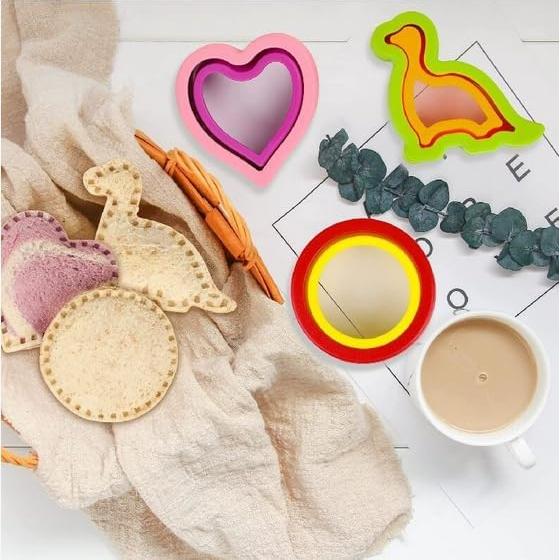 Cortador de Sándwich Dedaozhe 22PCS Multicolor para Niños